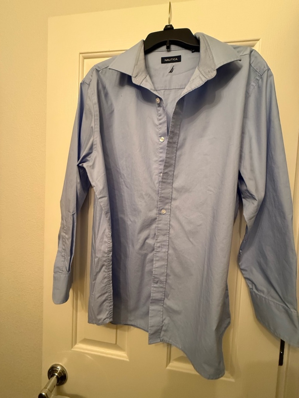 Nautica Light Blue Men's Button-Up Dress Shirt